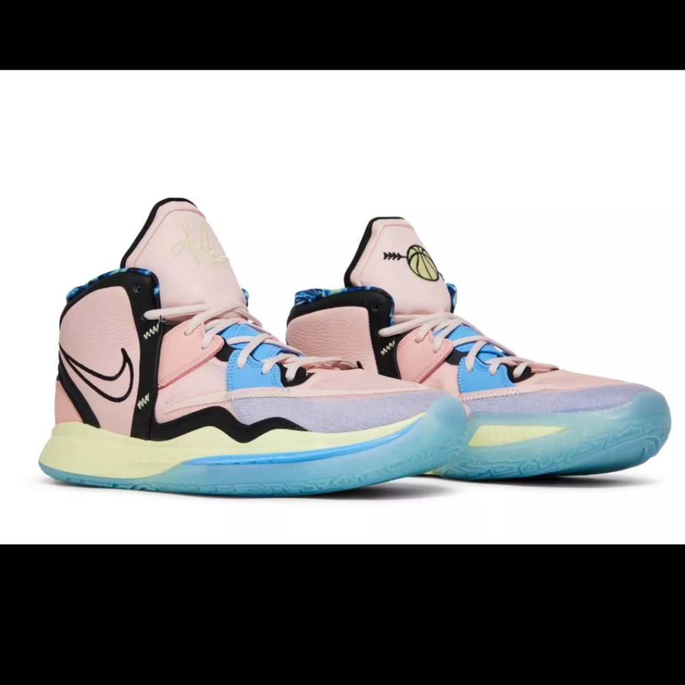 Nike Kyrie Infinity Valentine's Day Pink Multi Color Sneakers Size 13